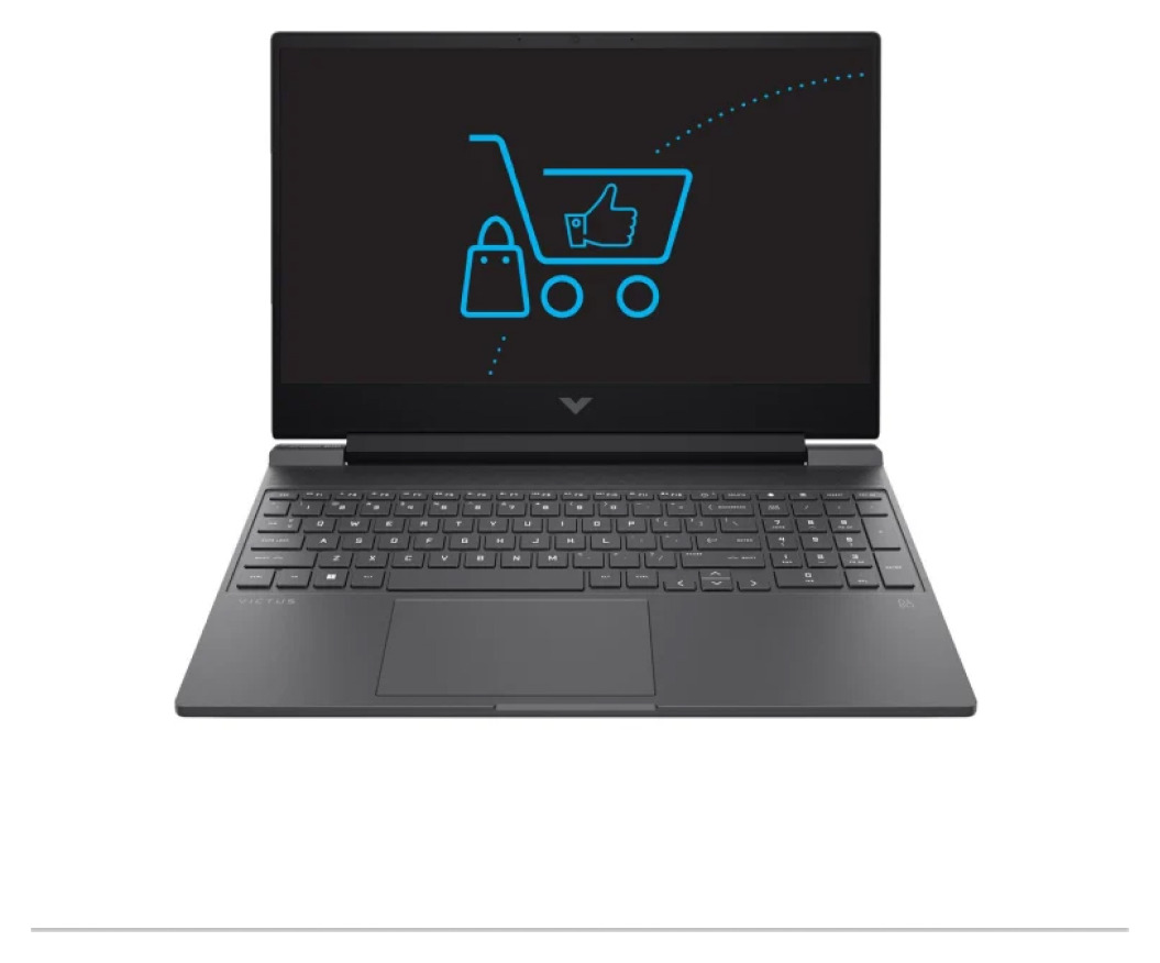 HP Victus 15 (Ryzen 5-8645HS | 16Gb | 512Gb SSD | Nvidia GeForce RTX 4050) — фото ноутбука